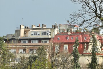 Buildings of Belgrade  - obrazy, fototapety, plakaty