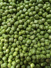 Fototapeta na wymiar Green pea texture stock image. Image Of green meal, mature.