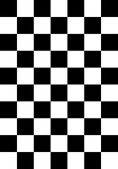 Fototapeta premium Black and white squares pattern vertical 