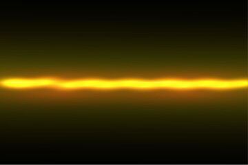 Fluorescent yellow line on black background	