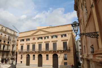 Obraz premium Piazza Pretoria in Palermo, Sicily Italy