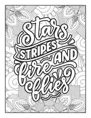 motivational quotes coloring pages design .inspirational words coloring book pages design. Hand drawn with inspiration word. Coloring for adult and kids. Vector Illustration. Positive quotes coloring 