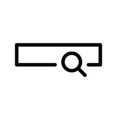 Website search vector icon. Site search flat sign design. Web site loupe search symbol pictogram. UX UI icon