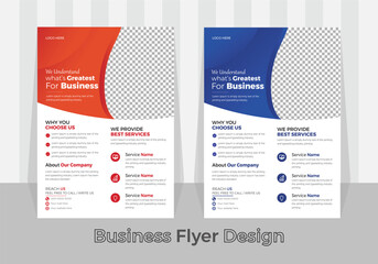 Modern Business Flyer,Creative Business Flyer,Clean Business Flyer.Luxury business Flyer design,Vector illustration Futuristic business Flyer design. Modern shape.Flyer design