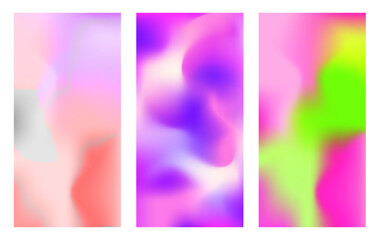 Set gradientY2K. Background. Pastel colors. Pink, blue, green, purple.