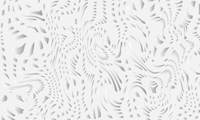 Abstract gray vector background with volumetric texture pattern. Monochrome header template, printable texture