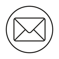 Message icon vector, Inbox,  Email Icon, Envelope Mail and Bubble Chat Icon vector Illustration for web and mobile apps contact icons black and white