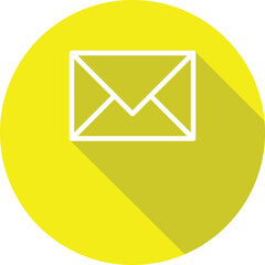 Flat Message icon vector, Inbox, Email , Envelope Mail and Bubble Chat Icon vector Illustration for web and mobile apps contact icons