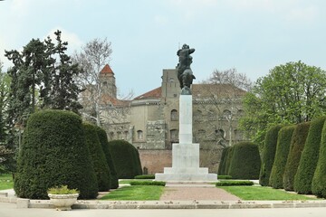 Ancient fortress with a park in Belgrade 