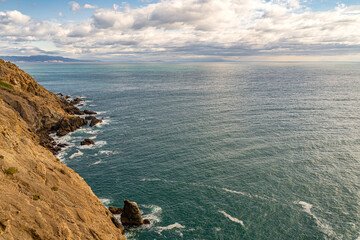 Scenic view of the Pacific Ocean, Point Reyes, California