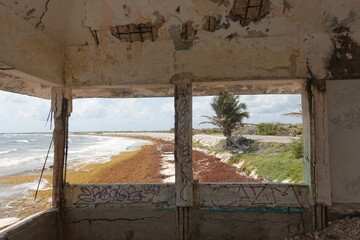 Mexico - Cozumel - Abandoned Building at the Beach