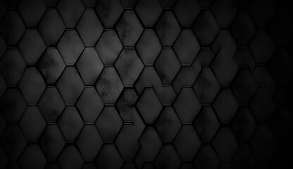 black grunge background made with AI generative