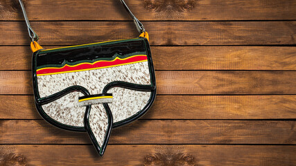 Traditional carriel paisa - Leather bag made in Jerico antioquia