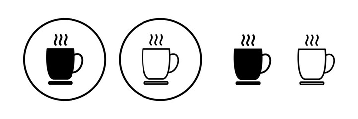 Cup coffee icon vector. coffee cup icon. mug