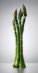 bunch of green asparagus, generative ai