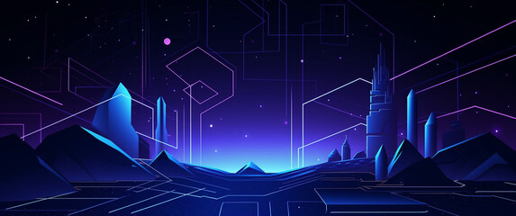 Abstract technology background illustration