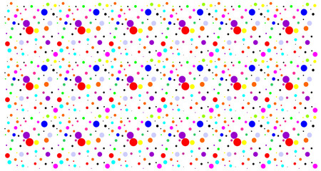 round patterned background design (colorful)