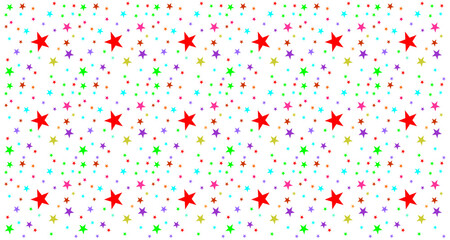 star patterned background design (color) 