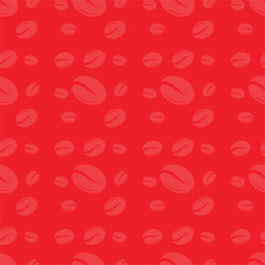 coffee beans background seamless design 