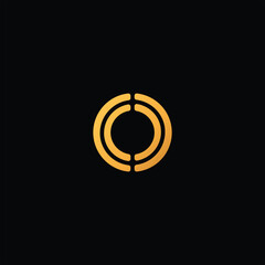 o initial logo design luxury line art