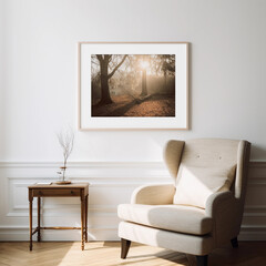 Modern living room, Generative Ai