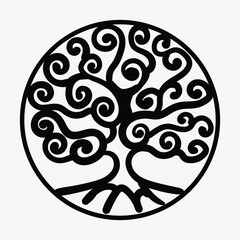 Tree of Life , Yggdrasil vector