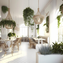 "Restaurant Refinement: Sophisticated Illustration for Your Fine Dining Establishment generative ai