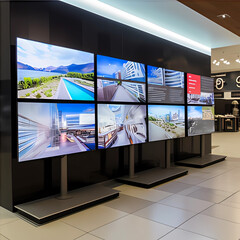 "Immersive Display: Intricate and Captivating Television Screen Design for Your Gaming Setup"
