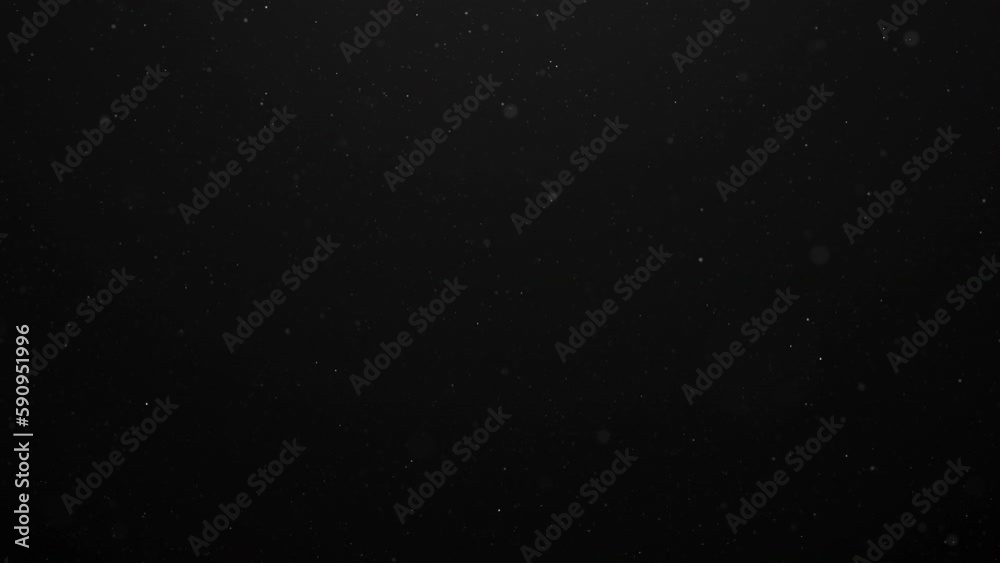 Wall mural flickering abstract dust particles motion. seamless loop