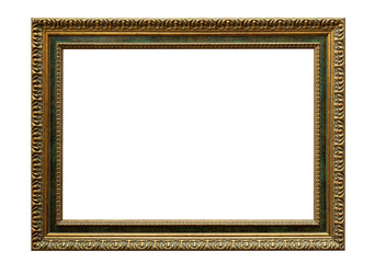 Photo frame or picture with copy space on a white isolated background
