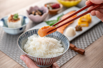 健康的な和食の朝食