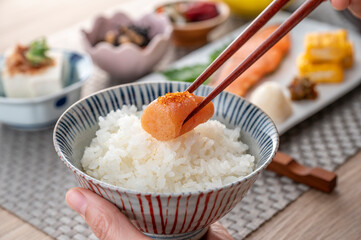 健康的な和食の朝食