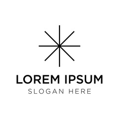 star logo vector illustration isolated on white background