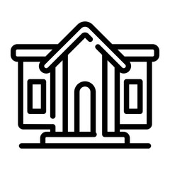 courthouse line icon