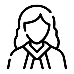 lawyer line icon