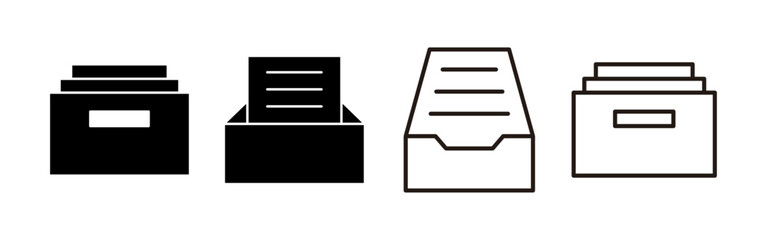 Archive folders icon vector for web and mobile app. Document vector icon. Archive storage icon.