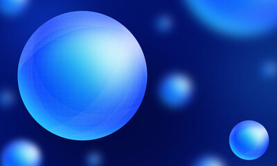 blue background with bubbles