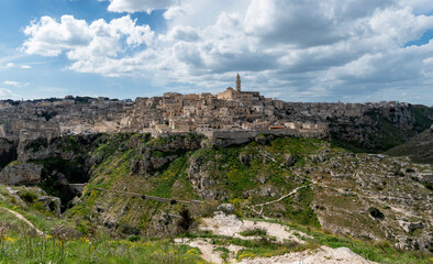 Fototapeta premium The Sassi of Matera, a Unesco World Heritage Site.