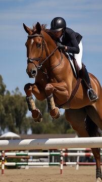 Horse Show Jumping