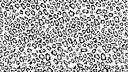 Fototapeta na wymiar white leopard skin pattern seamless png background, vector illustration 