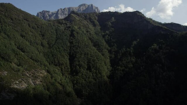 -SHOT: Upward frontal shot
-DESCRIPTION: Video ascending the hill until reaching the top of the mountain leaving the highest peak in the area as the main shot
-TIME WEATHER: Sunny