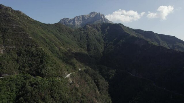 -SHOT: Frontal Shot Advancing descriptive.
-DESCRIPTION: Frontal video towards the road of the mountain pass.
-TIME WEATHER: Sunny