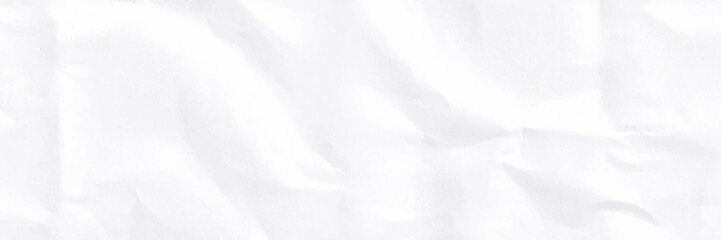 Clean white paper, wrinkled, abstract background. Vector image