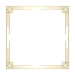 Luxury gold frame © TWINS DESIGN STUDIO