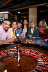 Happy Friends Gambling Roulette in CasinoHappy Friends Gambling Roulette in Casino