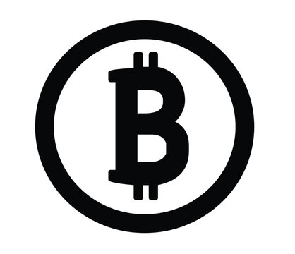 recommend clip art: Illustration of a bitcoin token