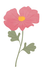 Obraz premium Watercolor wedding flower