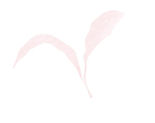 Watercolor wedding leaf branch