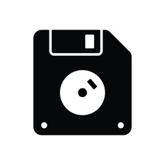 floppy disk icon vector design template in white background