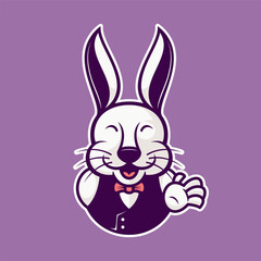 Bunny logo mascot